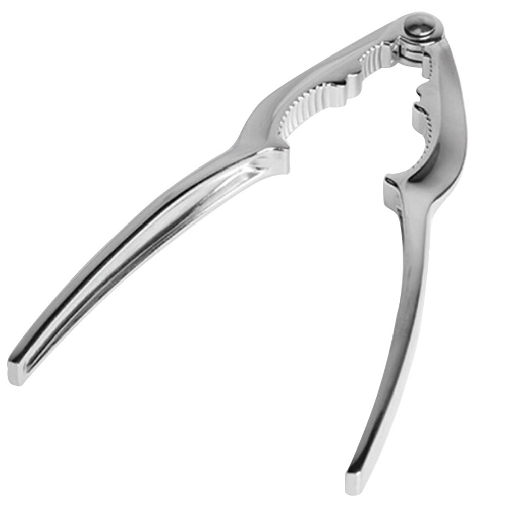 Extractor de cáscara dura, herramienta de cocina multifunción de avellanas, Cascanueces, cangrejo, acero inoxidable, abridor de nueces y frutas