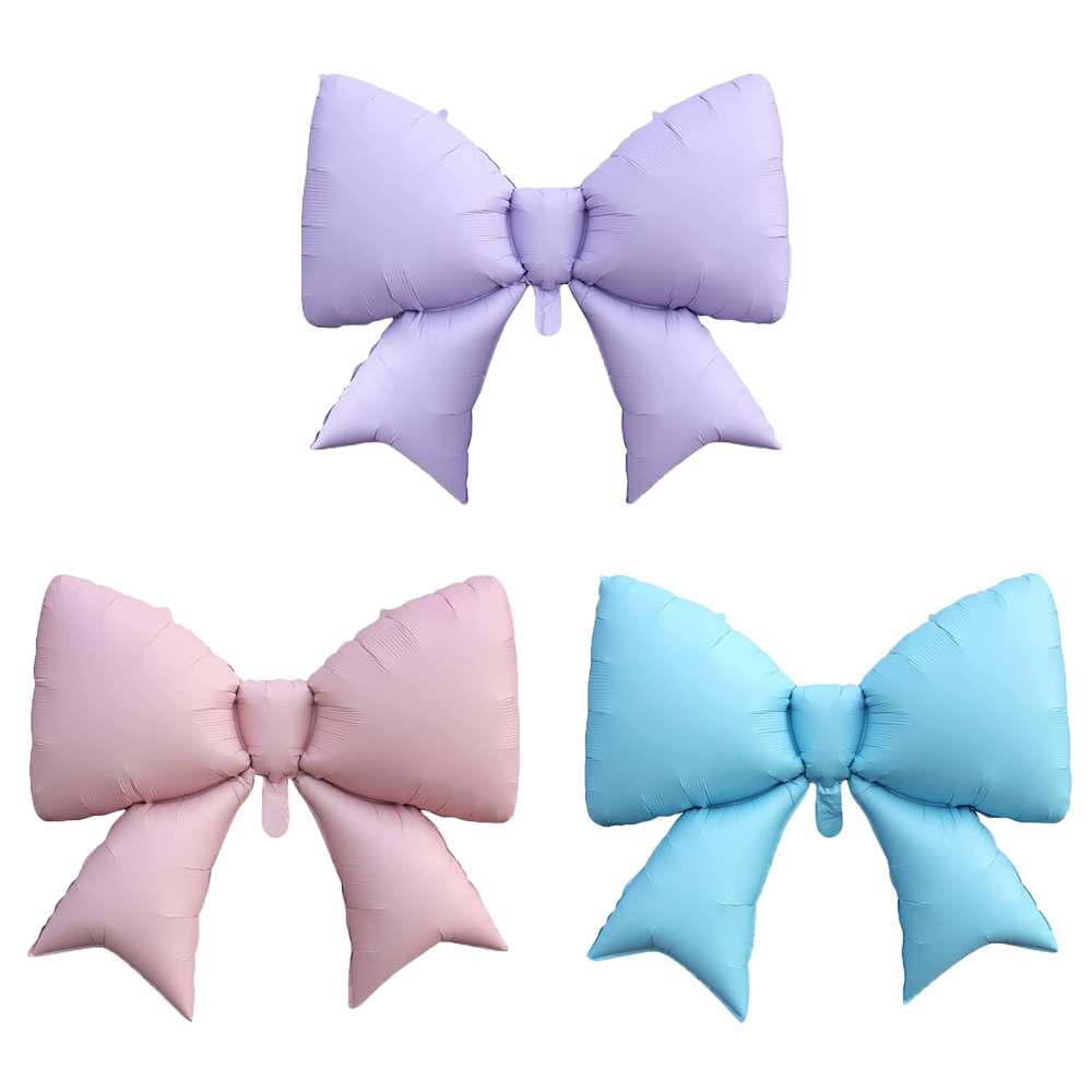 Store sløyfefolieballonger hvit blå rosa rød gull ... – Vicedeal, image size:1000x1000