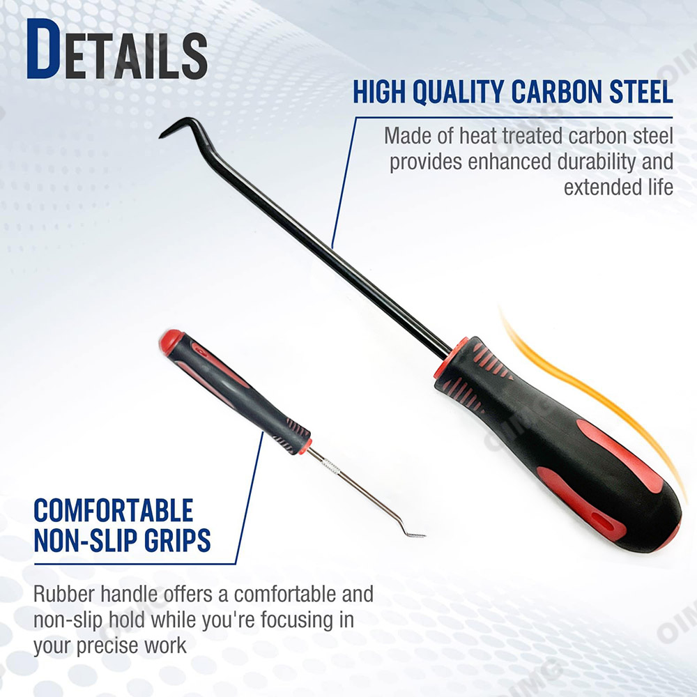 Auto Öl Dichtung Schraubendreher einstellen O Ring Dichtung Abzieher Haken Entfernung Werkzeug Reifen Stein Reinigung wählen und Haken einstellen für Automobil