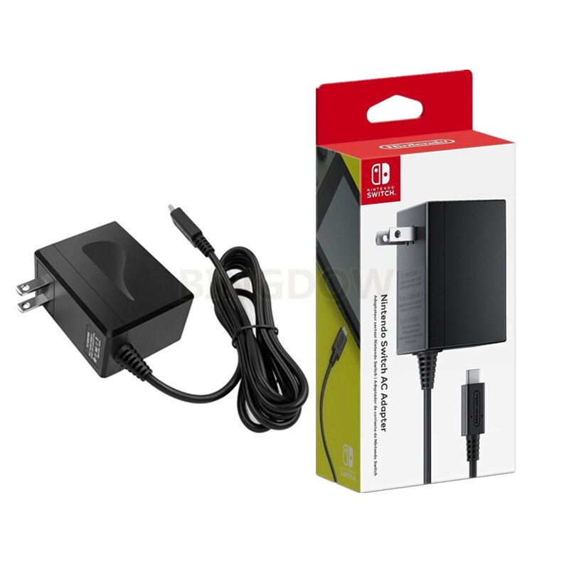 NS Switch adaptateur secteur d'origine ue prise américaine alimentation USB Type C câble de charge ca + câble HDMI pour Nintendo Switch Lite: Original US Plug