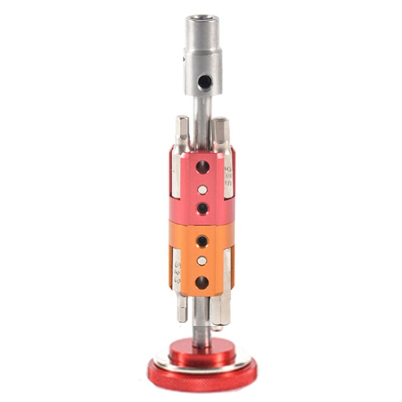 Bicycle Invisible Chain Cutter Repair Tool Set Multi Portable Kit Hexagon Screwdriver Crank T25 Wrench Chain Rivet Mountain: R1