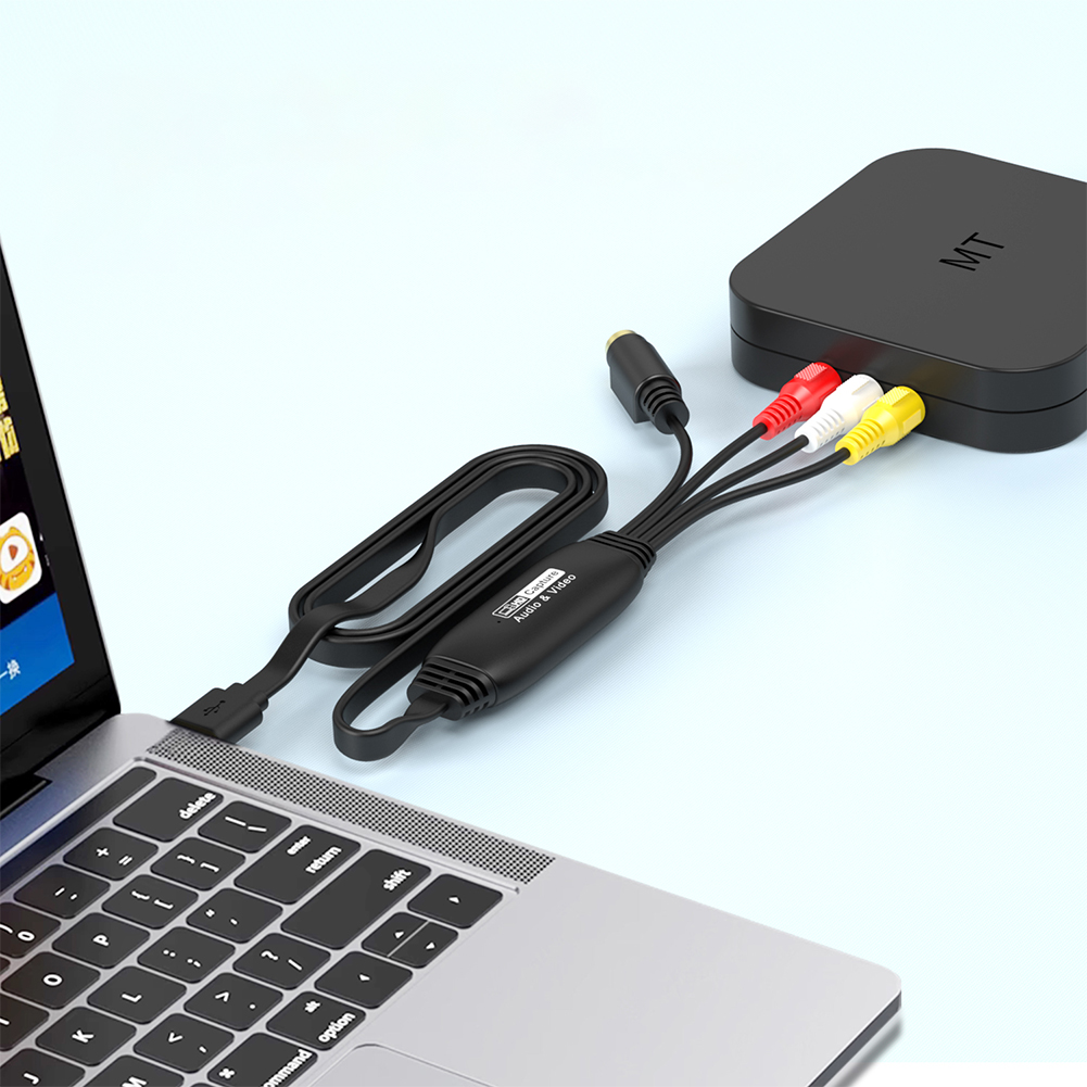 USB Video Capture Card VHS TV DVD VCR USB naar AV Video Capture Adapter RCA naar USB Video Converter voor Mac/PC