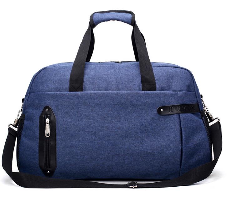 toile sport formation Gym sacs femme Fitness sacs Durable multifonction voyage sac à main en plein air sport fourre-tout pour homme: Blue