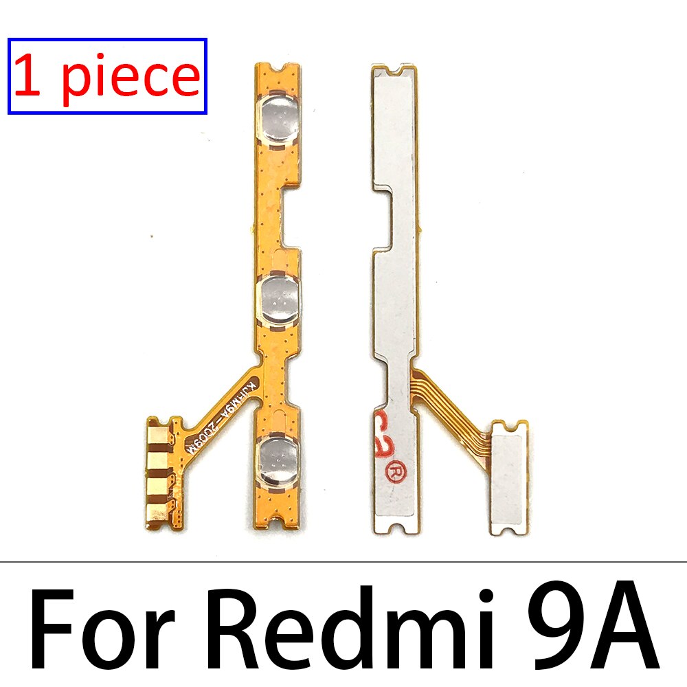 10 sztuk/partia, przycisk włączania i wyłączania boczny przycisk Flex Cable dla Xiaomi Redmi 6 6A 7 7A 8 8A 9 9A uwaga 6 7 8 8T 9 9S 10 Pro 5G