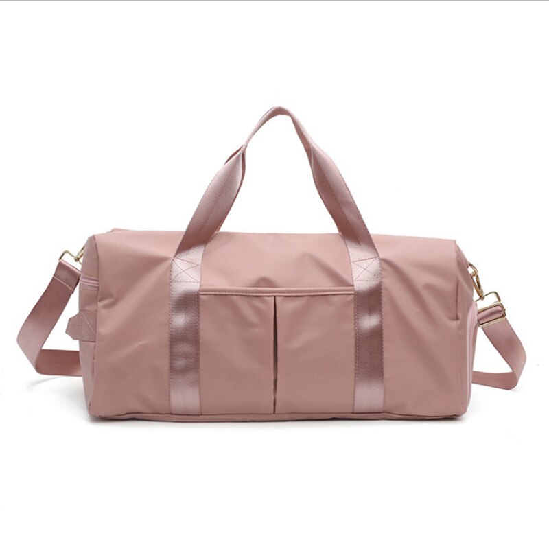 Sac de voyage de grande capacité salle de sport sac de sport de natation séparé vêtements humides chaussure poche épaule messager Couple sac à main