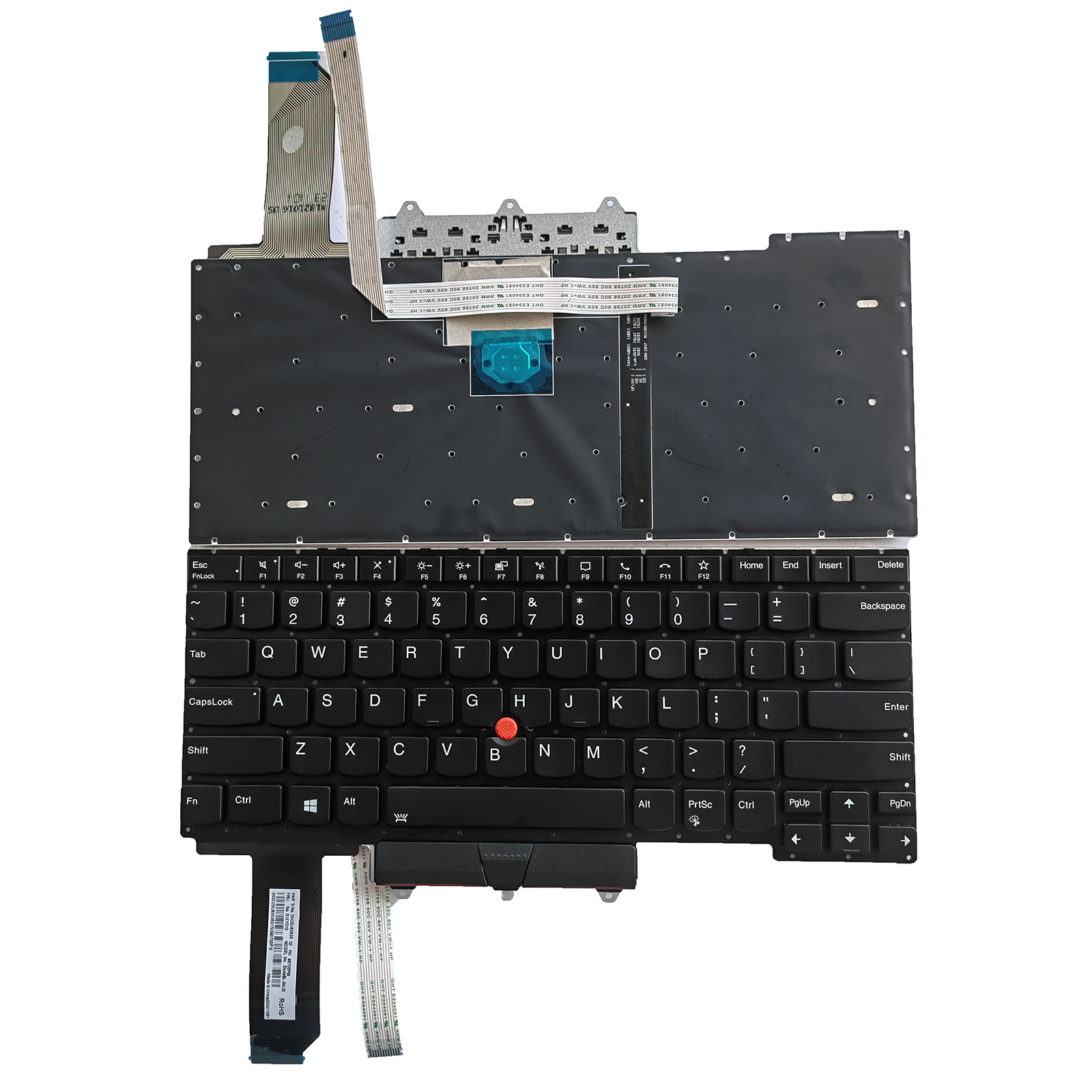 US Layout Keyboard for LENOVO IBM Thinkpad E14 GEN 1 20T6 20T7 20RA 20RB 20TA 20TB,P/N:V185920DK1 V185920BK1 PK131D53B26