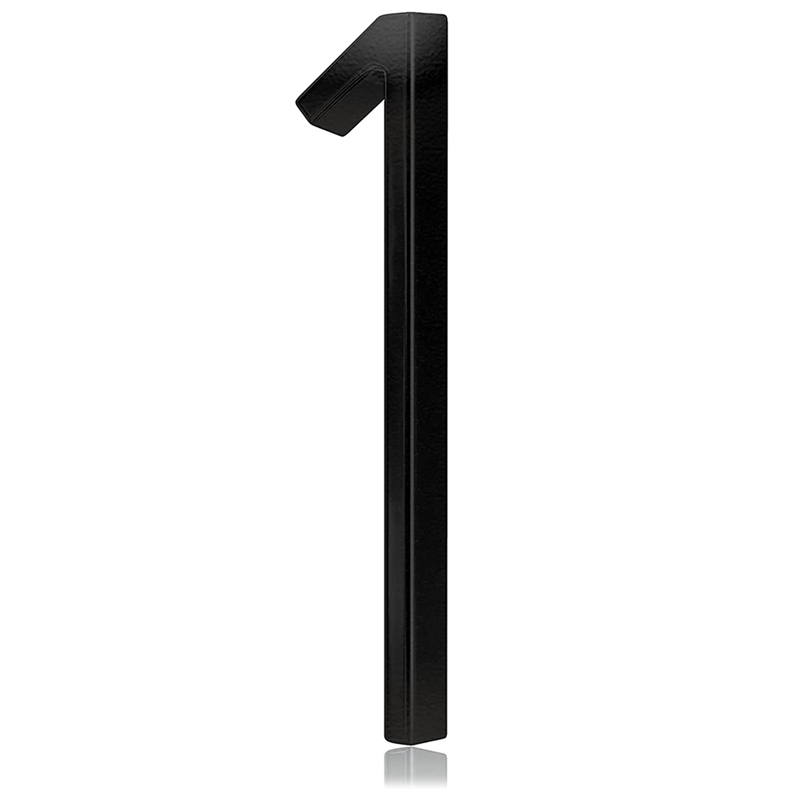 Stainless Steel Floating House Numbers, Metal House Numbers For Outside Modern, Garden Door Mailbox Decor Numbers: Rose