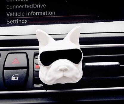Auto Parfum Franse Bulldog Pop Geur Diffuser Luchtverfrisser Auto Interieur Geur Outlet Vent Clip Accessoires: E