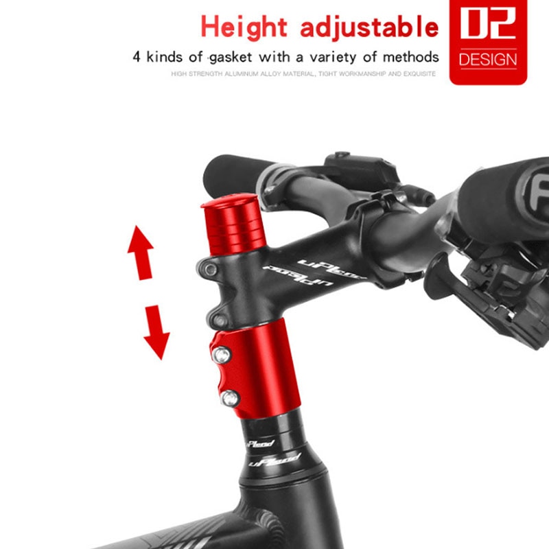 Fiets Stuur Vorkbuis Riser Rise Up Extender Extension Head Up Adapter Duurzaam Mtb Mountain Fietsen Deel Stuurpen