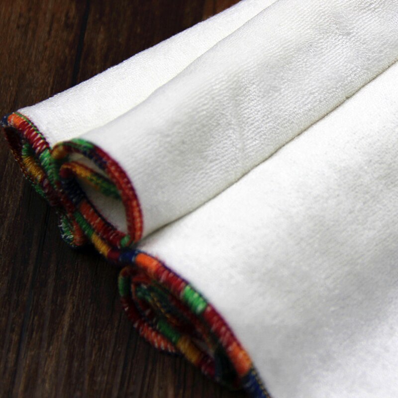 [usurpon] 5 st mycket babyduk bambufiber liten handduk tvättbar och supermjuka fyrkantiga våtservetter av bambu återanvändbar