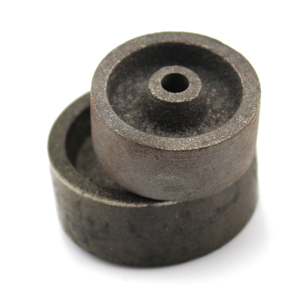 Jern hjul jern hjul diy samlet metal støbejerns hjul model vogn metal hjul kraftige bærende hjul 50mm