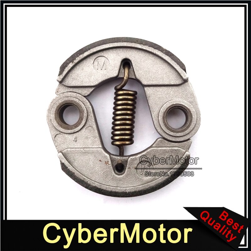 Pocket bike kopplingsplatta för 2 takt 33cc 43cc 49cc motor kinesisk mini moto bensin bensin skoter minimoto