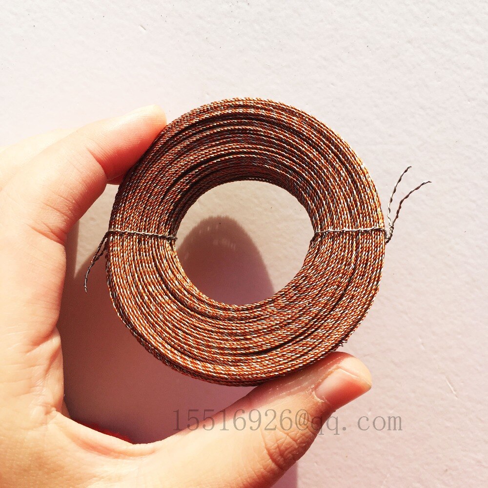 3strands wire diameter of 0.6mm 60m one coil It consists of two copper wires and one strand of steel wire