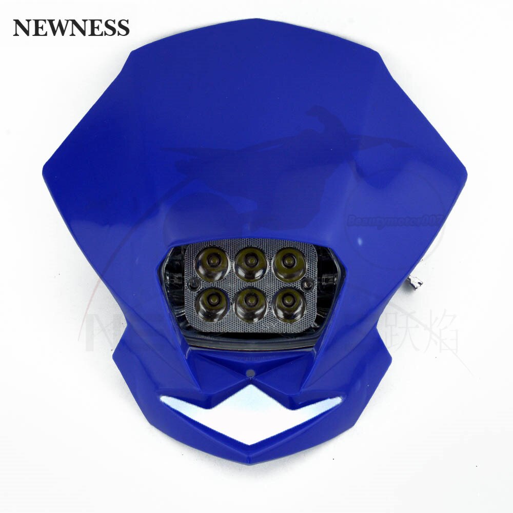 Universal Motocross faros LED lámpara Enduro para KLX KDX RMZ DRZ DR XR YZ CR EXC XCF SMR