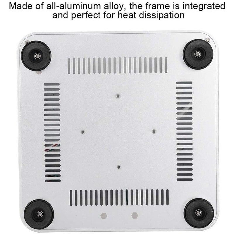 H80S HTPC carcasa de chasis de refrigeración Mini ITX Slim Office Home Gaming práctica carcasa de aleación de aluminio para ordenadores PC