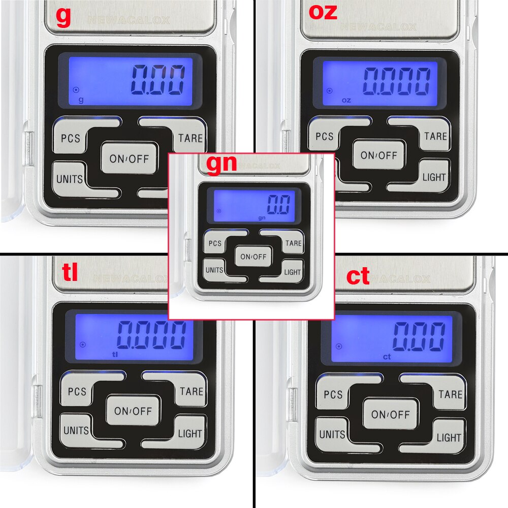 500g x 0.01g Mini Balance numérique de poche pour or argent Sterling bijoux échelles 0.01 unités d'affichage Balance gramme balances électroniques
