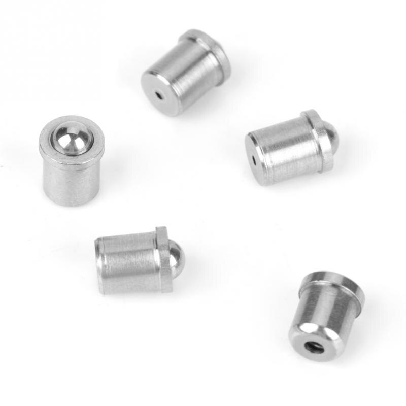 20Pcs/Set Ball Plunger 304 Stainless Steel Spring Ball Plunger Accuracy Positioning Beads Screw Smooth Ball Plunger Hex Socket