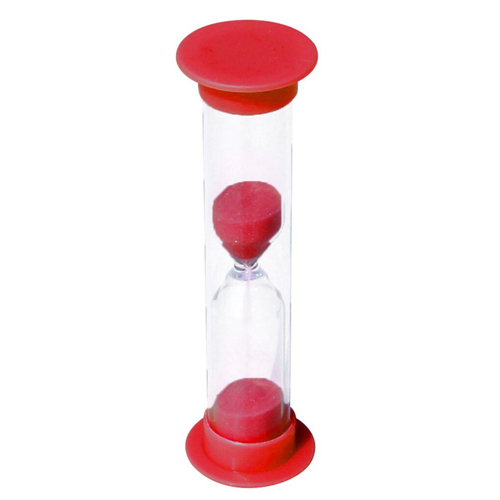 1Pc 2 minutes hourglass children Sand Timer brush Mini timer exquisite small: 2