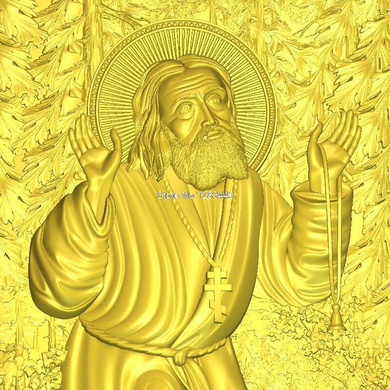 3d model relief for cnc or 3D printers in STL file sarovsky