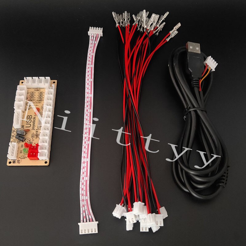 Zero Delay Arcade DIY KIT PC USB ENCODER JOYSTICK for 4way and 8way ZIPPY JOYSTICK & Arcade BUTTON