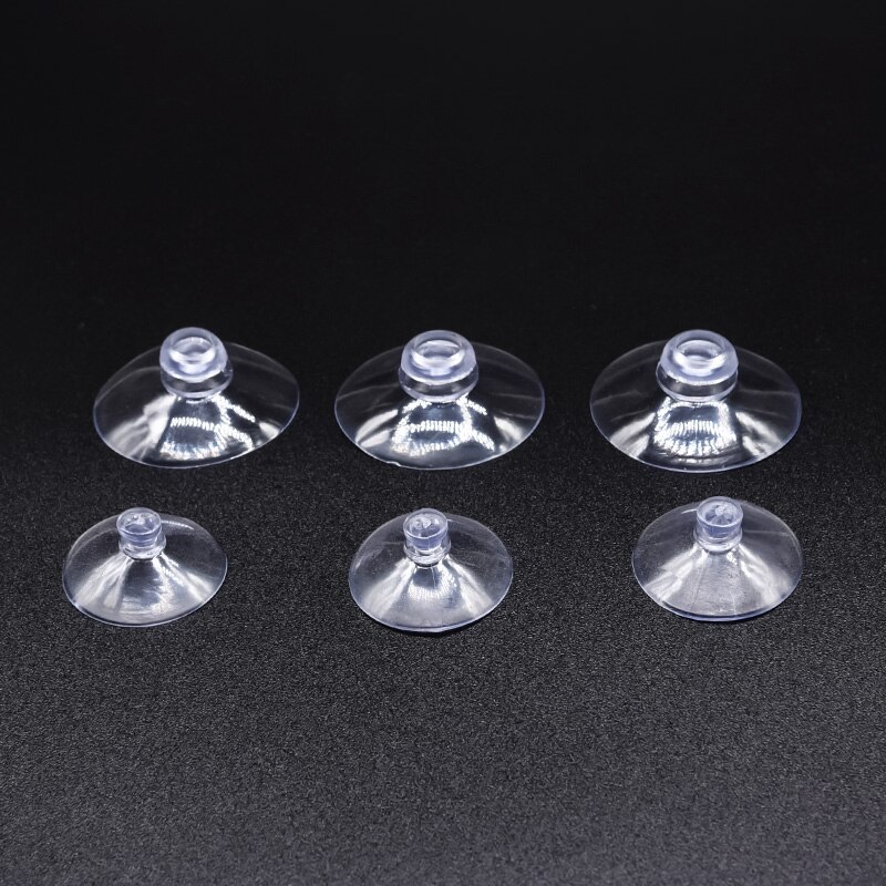 100Pcs 40Mm Clear Suction Cup Sucker Mushroom Head Suction Cup Suction