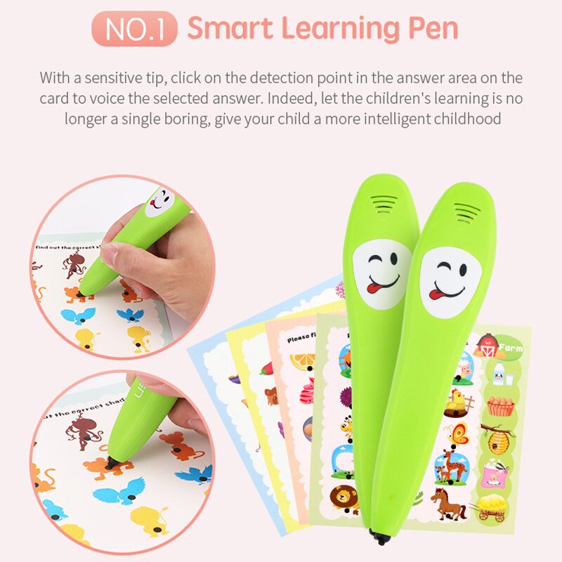 Electronic Smart Logic Learning Pen Phonetic Learning Parent Child Interaction Pen Book Toys YH-17