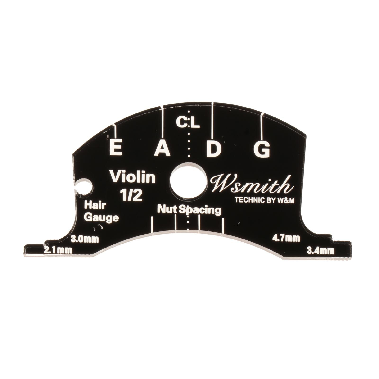 Violin Bridges Multifunctional Mold Template 1/2 3/4 4/4 Violin Bridges Repair Reference Fingerboard Scraper Making: 1-2 Violin