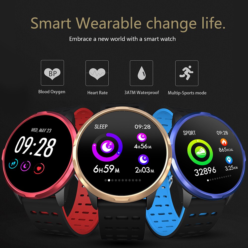 BINSSAW SN67 montre intelligente IP68 étanche message poussoir moniteur de fréquence cardiaque Fitness tracker sport smartwatch pour hommes femmes