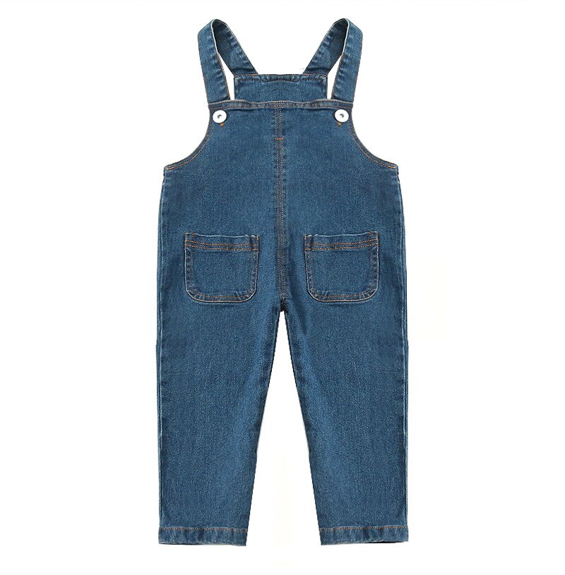 Toddler Girl Denim Jumpsuit 2 3 4 5 6 Y Baby Girls Button Pocket Kids Overall Jean Jumpsuits for Kids Girls Clothing: 5T