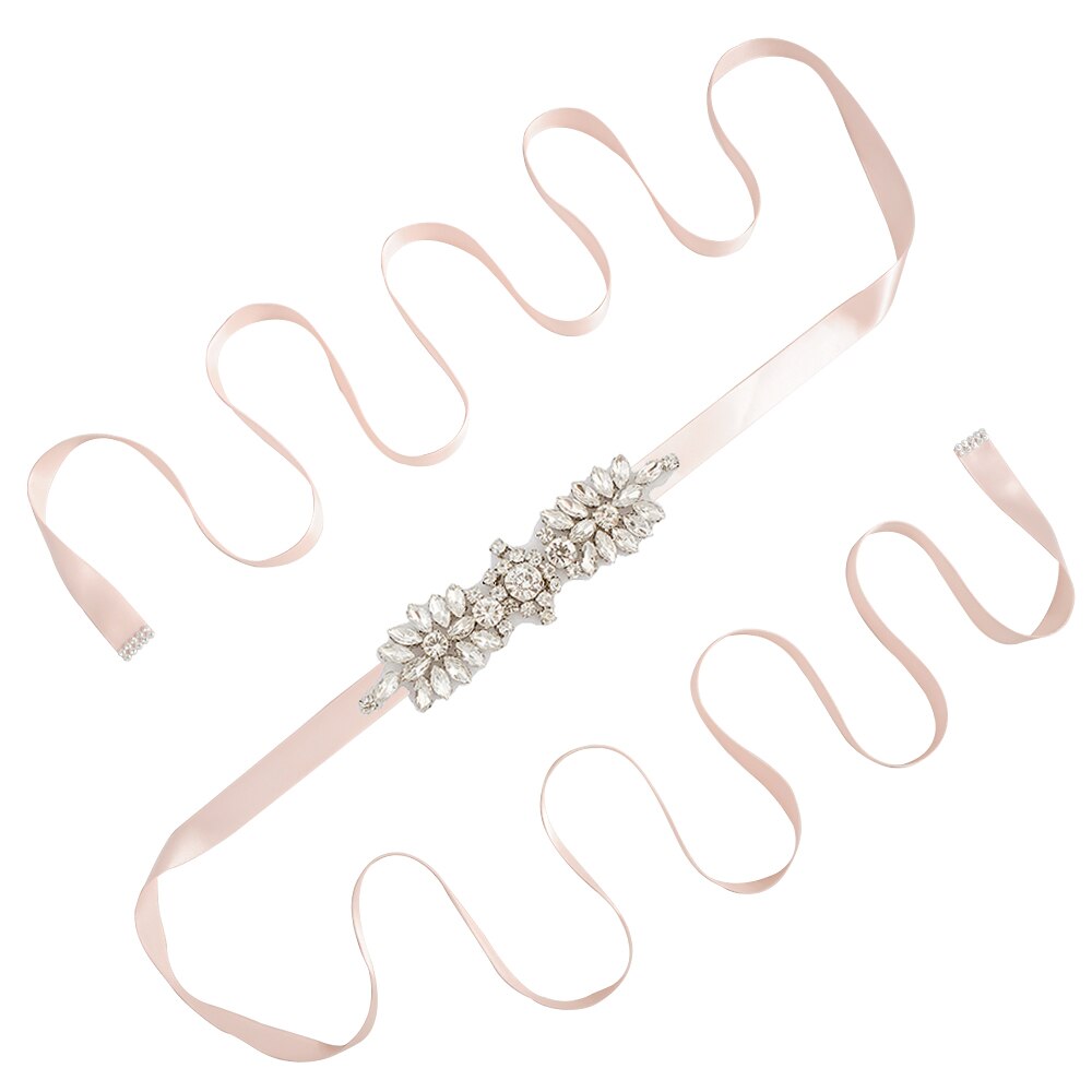 Steentjes Trouwjurk Riem Bruids Riem Trouwjurk Accessoires Bruiloft Riem Bruids Riem Bruidsmeisje Riem SCS49: baby pink