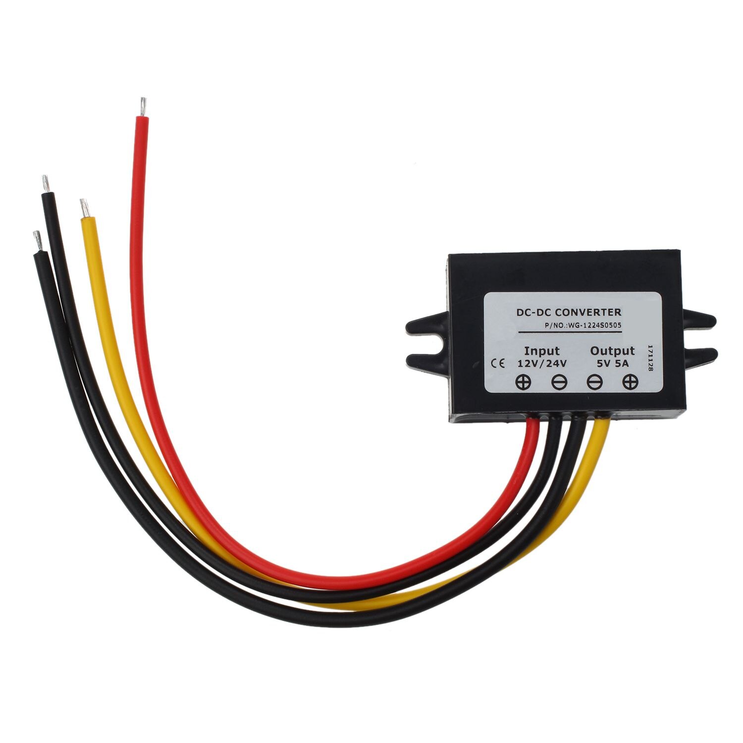 Cc/cc cc 12 V/24 V abaisseur au transformateur de puissance cc 5V 5A 25W