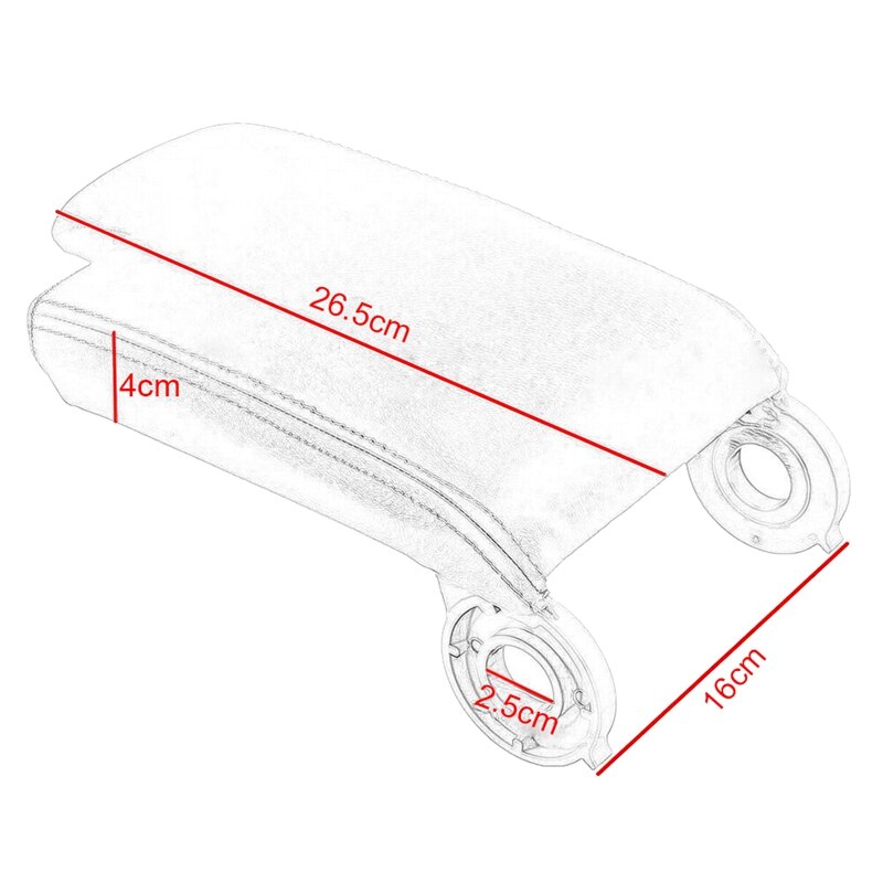 Bil mittkonsol läderarmstöd kåpa hållare myntbricka förvaringslåda för bmw  e46 3 serie 1998-2006