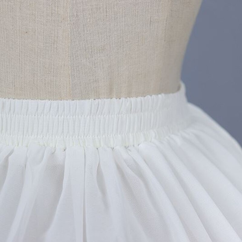 Vrouwen Crinoline Petticoat Korte Pluizige Rok Met 2 Hoops Baljurk Half Slips Onderrok Voor Wedding Bridal Jurk