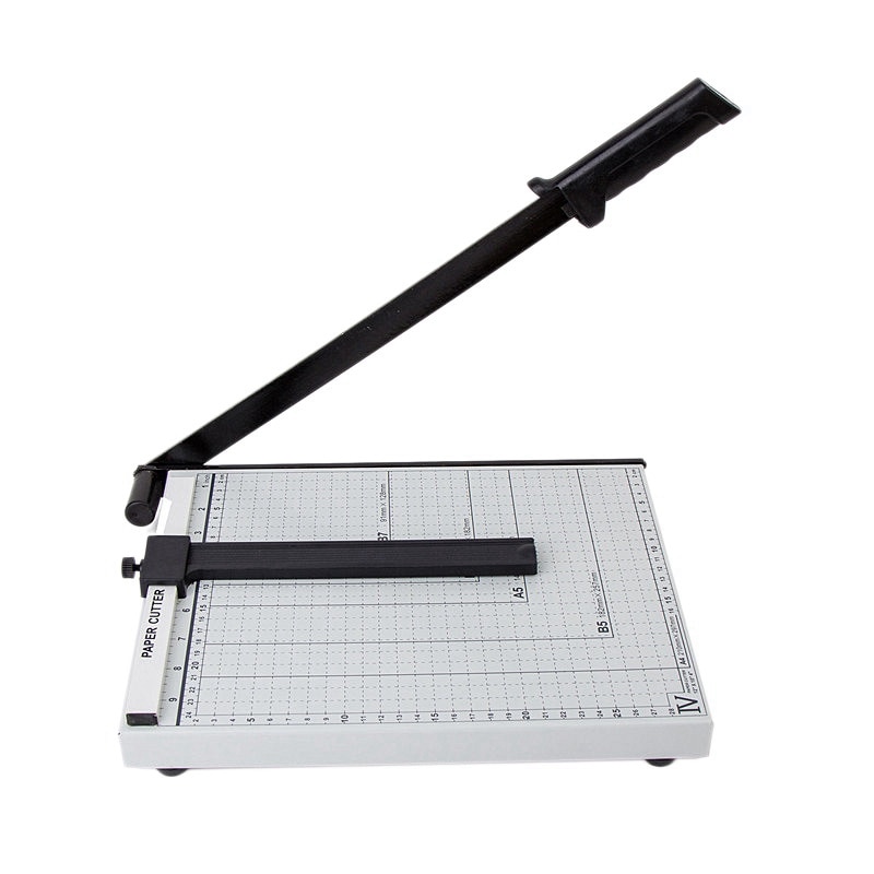 A4 Paper Trimmer Guillotine Adjustable Guide Plate Paper Cutter Paper Trimmer Perfect for Cutting Paper Photos & Labels: Default Title