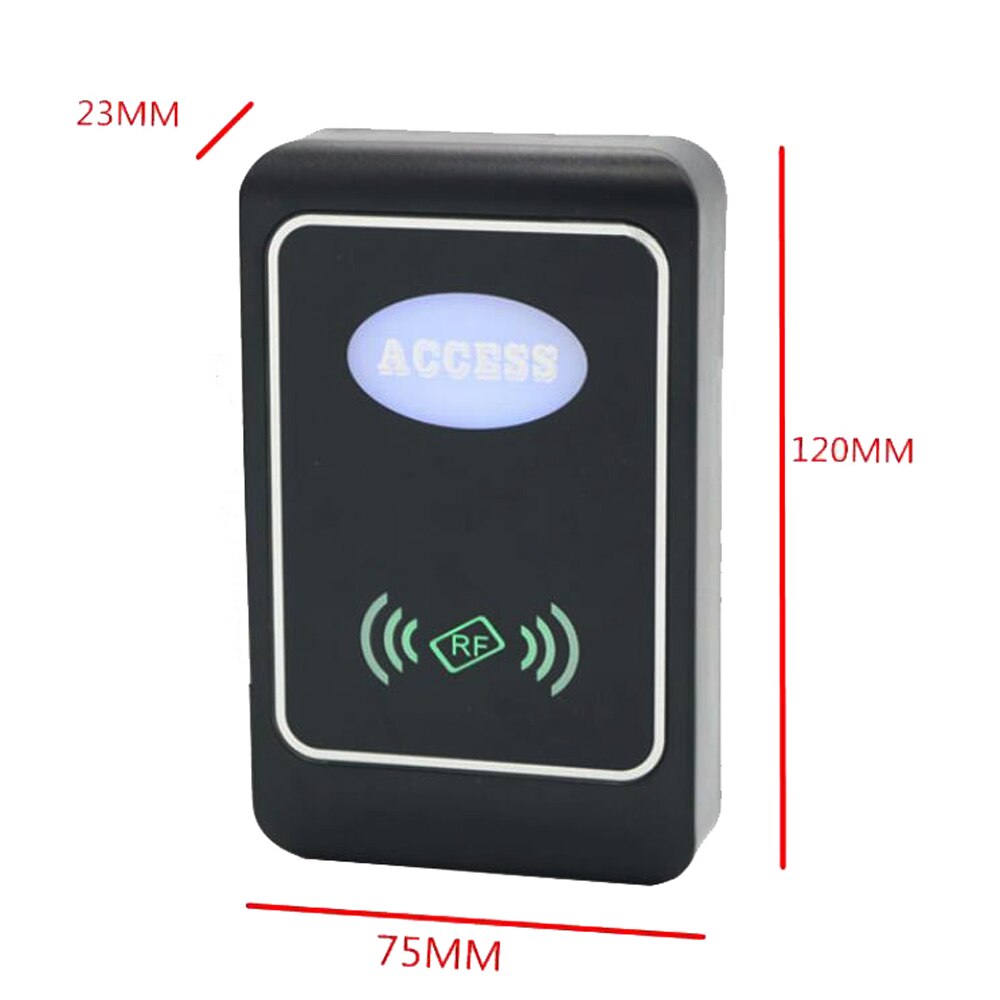 Rfid-kortinlukija kulunvalvontalaite  ip65 vedenpitävä 13.56 mhz /125 khz läheisyyskortti kulunvalvontalukija wiegand 26/34 reade