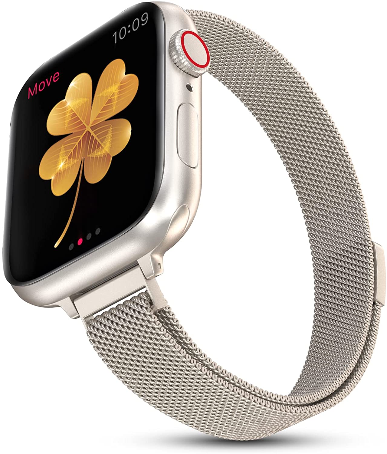 Milanesiskt öglearmband för apple watch-band 40mm 44mm 41mm 45mm 42mm 49mm 38mm slimt armband iwatch-serien 3 5 4 6 se 7 8 ultra 2 9: Grå purpel / 22mm