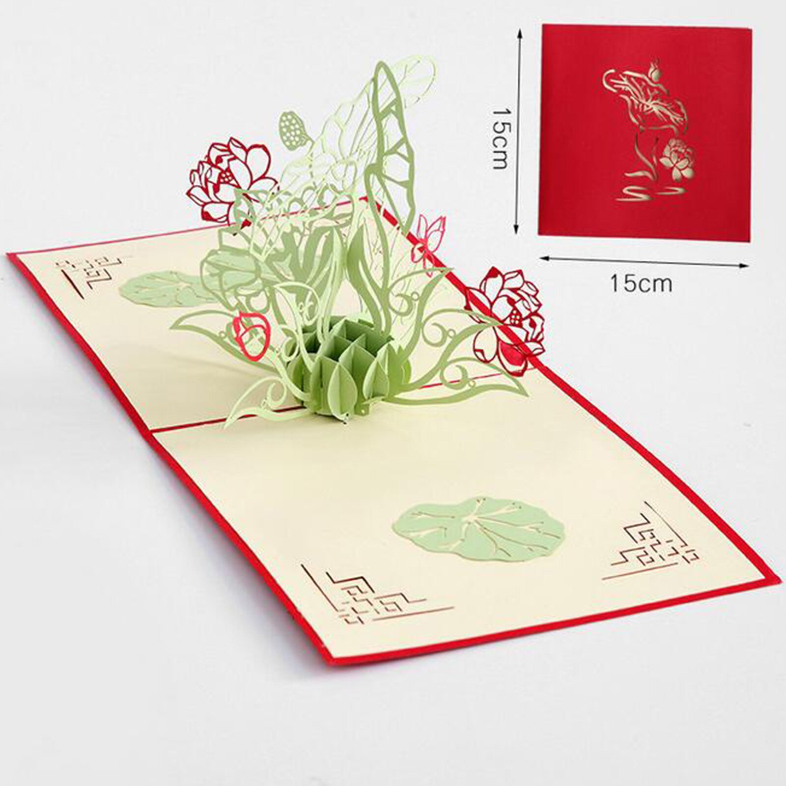 3D Handmade Paper Greeting Card Blessing Card Wedding Aniversary Invitations Greeting Cards Valentine's Day Card