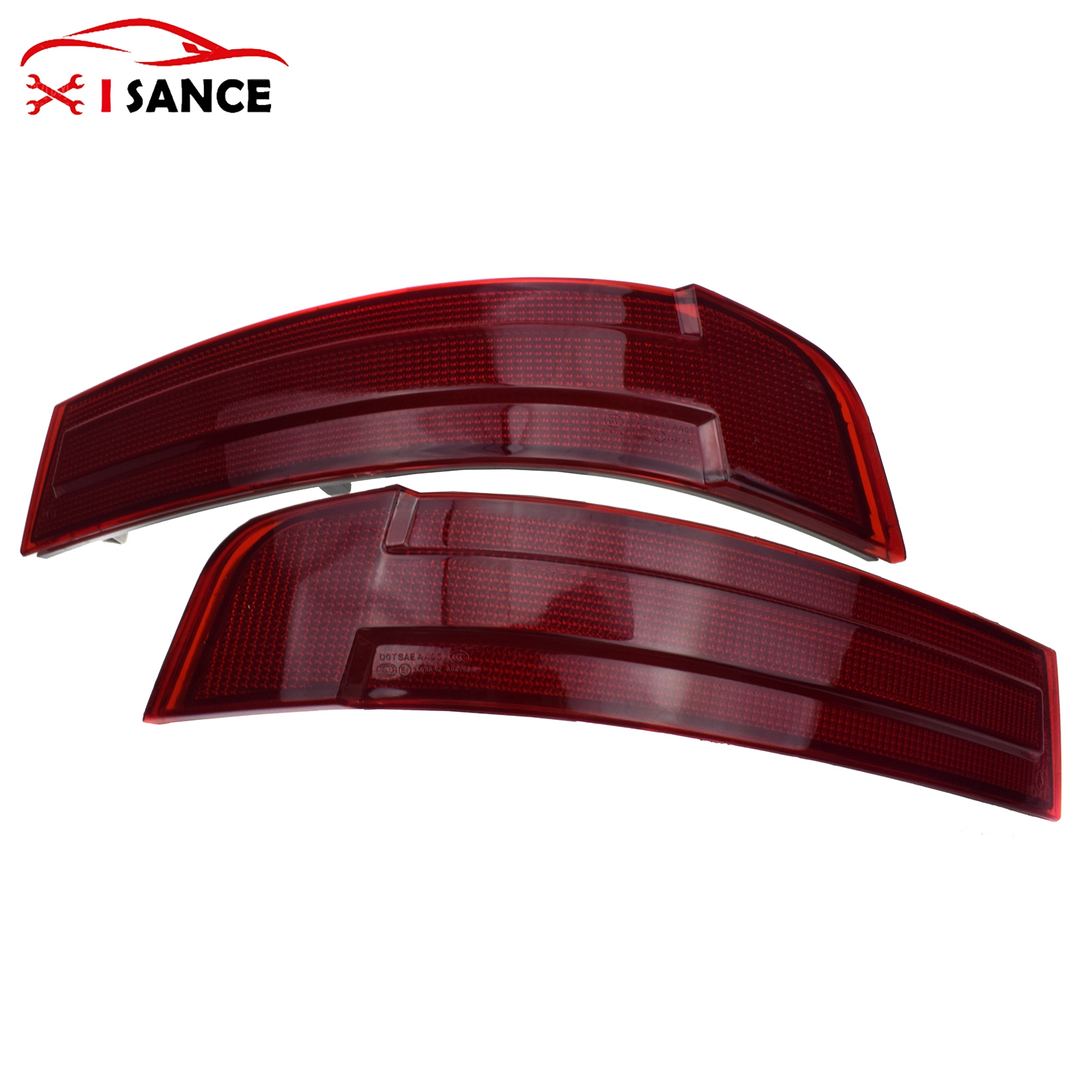 Rear Bumper Light Warn Light Red Lens Left Right For Mercedes-Benz X164 GL320 GL450 GL550 2007 1648201174 1648201274