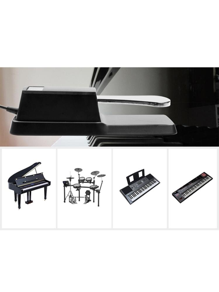 Universal Electric Piano Sustain Pedal Electronic Organ Damper Pedal Synthesizer Keyboard Foot Pedal Musical Instrument Accessor