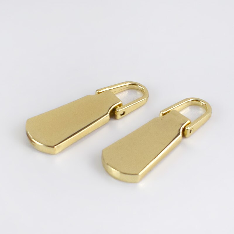 5Pcs Detachable Zipper Pull Tabs 5# Metal Zip Pullers For Zips Sliders Head Zippers Repair Kits DIY Sewing Accessories ZT101: LightGold