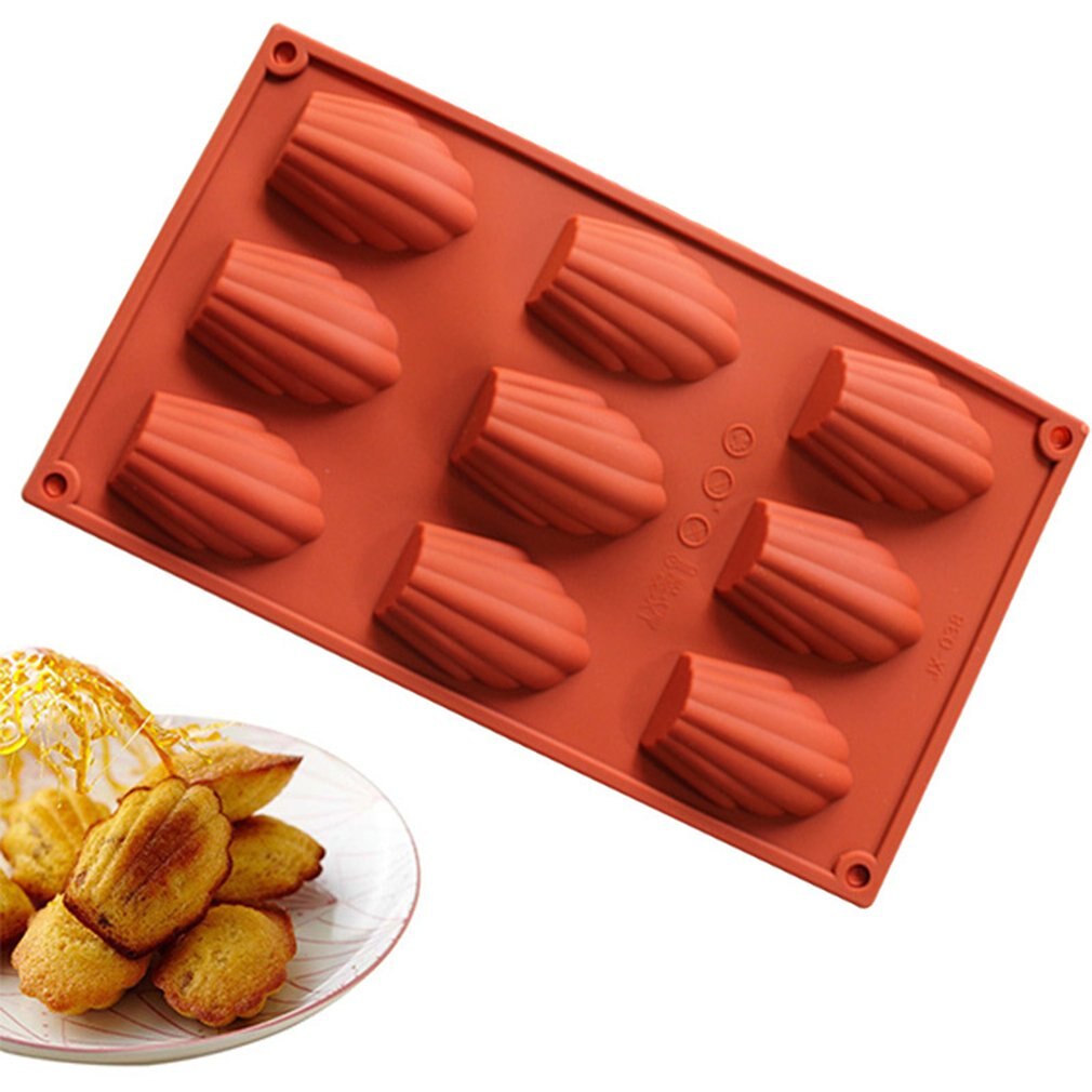Silicone Shell Shape Chocolate Non-stick Mold DIY Jelly Cake Candy Baking Mold Ice Cube Tray Cube Soap Mold