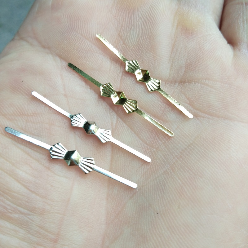 200pcs/lot Copper Butterfly Metals Bow tie pin Connectors Tie Clips Lamp Parts Connector Chandelier crystal connecting pin