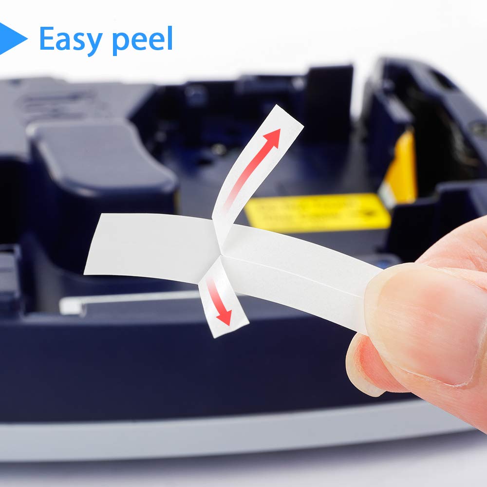 1PC 9/12mm M-K231 M-K131 M-K631 M-K431 Label Tapes Compatible for Brother Label Printer Ribbon M-K221 MK-221 mk221 MK221