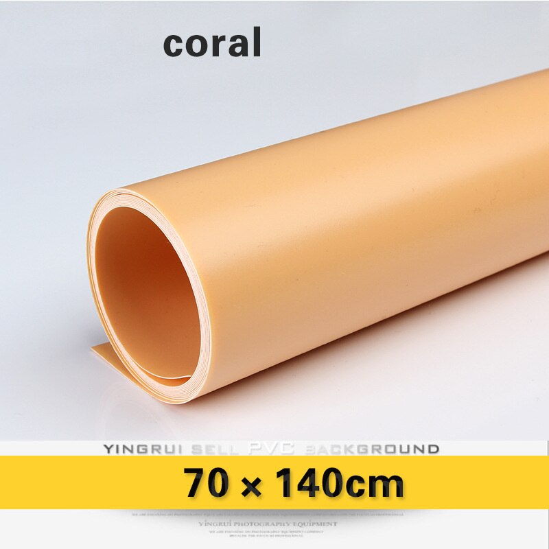 70*140cm/2.3*4.6ft Solid Color Matt Frosted PVC Background Plate Photography Backdrop Background Cloth Waterproof Anti-wrinkle: Apricot