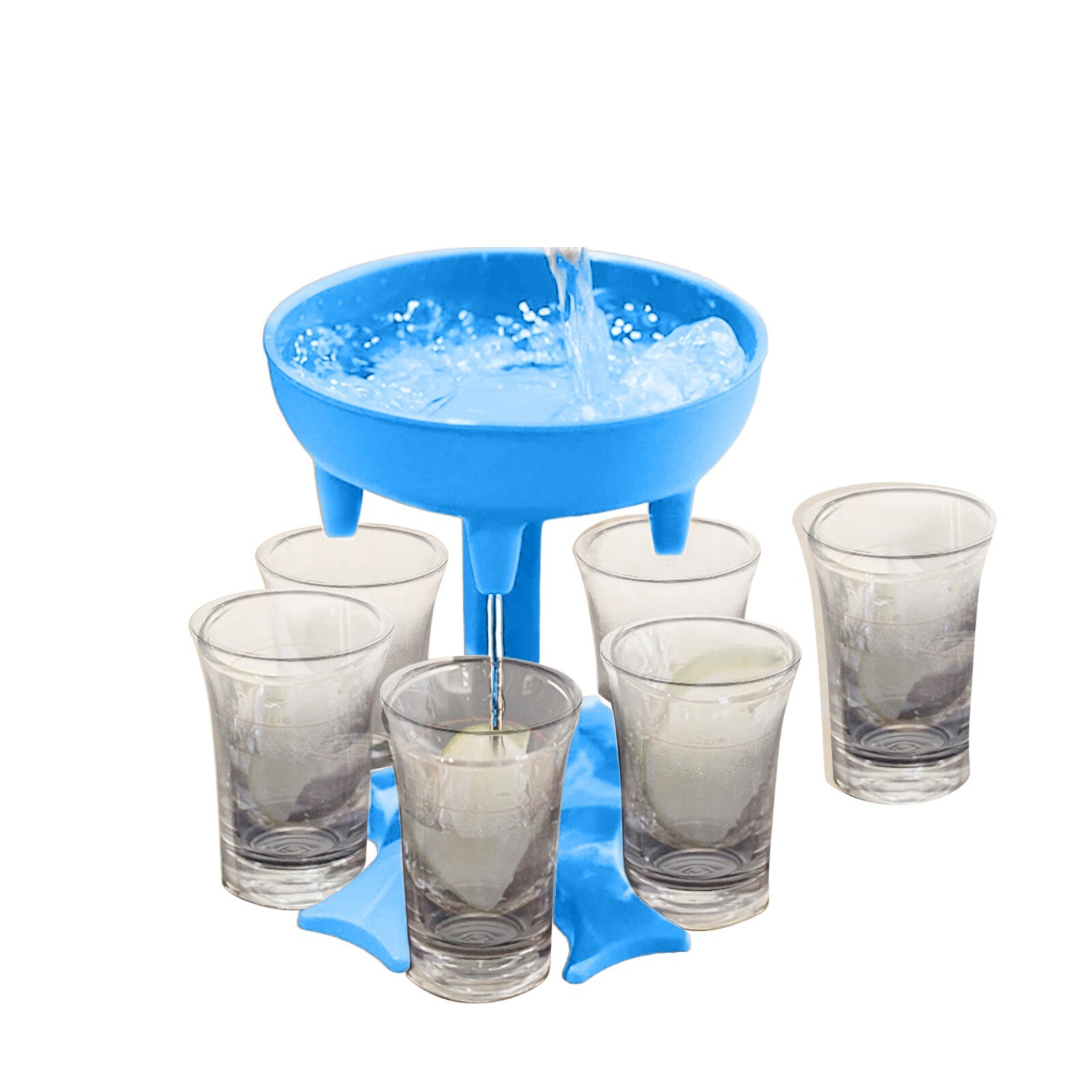 6 Borrelglas Dispenser En Houder-Dispenser Voor Vullen Vloeistoffen, Schoten Doseer Liquor Dispenser Party Games Drinken Gereedschap