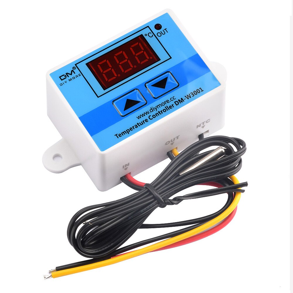 DM-W3001 AC 110V 220V Digital Thermostat für kühlschrank kühlung Temperatur Regler Sensor Schalter heizung für inkubator: DC12V