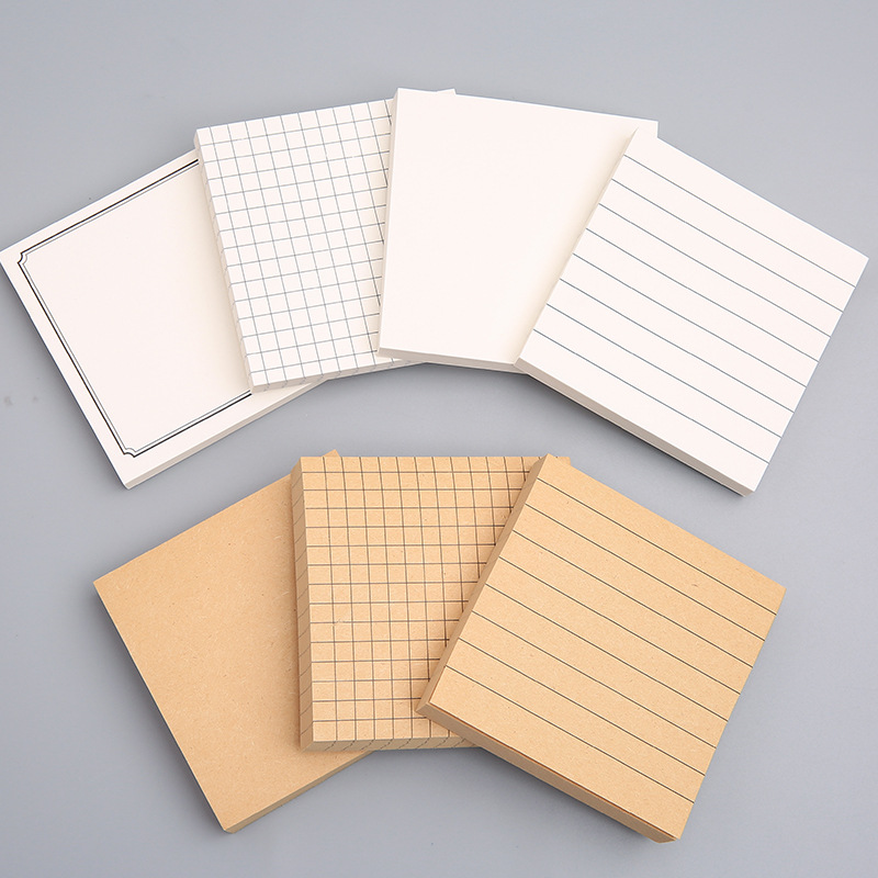 80 hojas de Bloc de notas adhesivas, pegatinas para planificador, blocs de escritura, suministros de oficina, cuaderno, notas adhesivas para hacer lista, notas, papelería