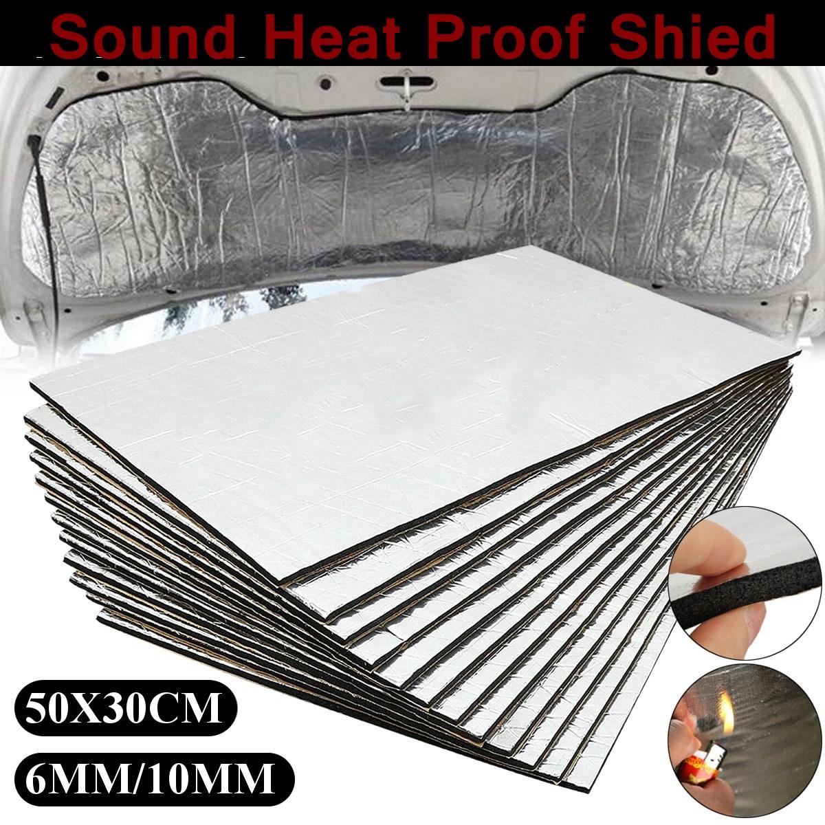 Bouclier sonore de voiture 6mm/10mm, insonorisant, isolation thermique, insonorisation, tige en mousse, tampon d&#39;isolation thermique
