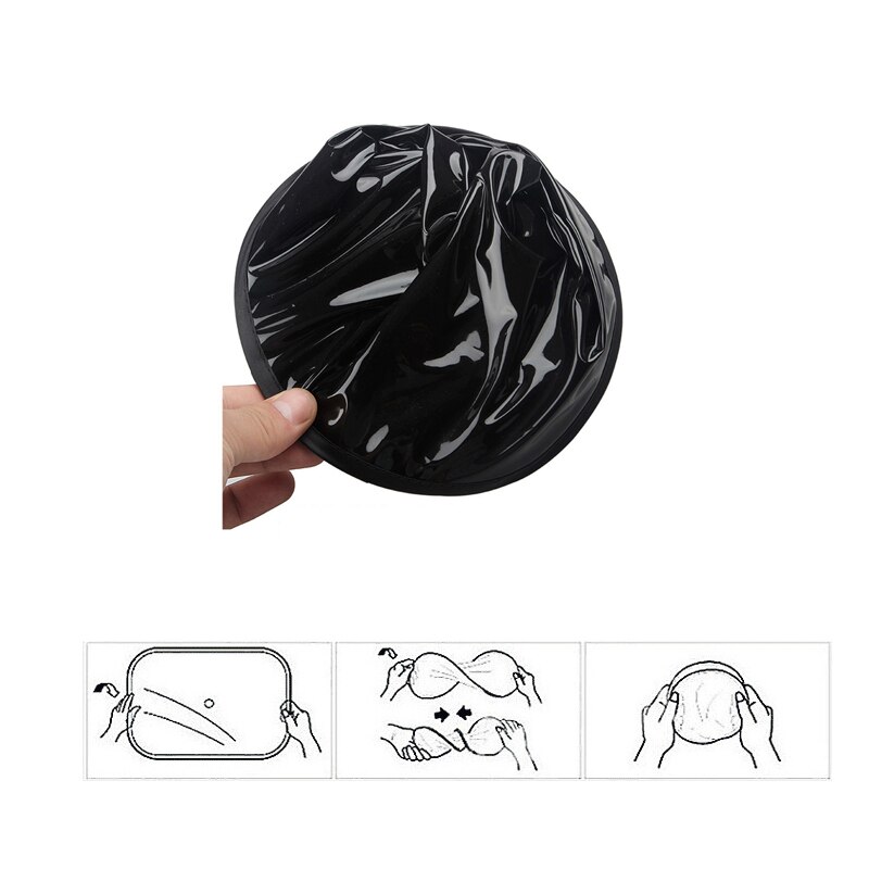 2 pcs Car Window Sombrinha Lado Janela Indiscreta Sun Sombra Capa Double-sided Adesivo de Proteção Verão Dropshipping