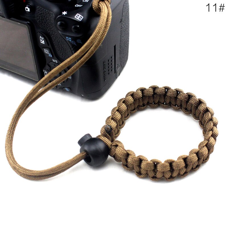 1 Pc 19 Style Digital Camera Wrist Hand Strap Hand-made Parachute Rope Camera Wristband for Nikon Canon Sony Pentax